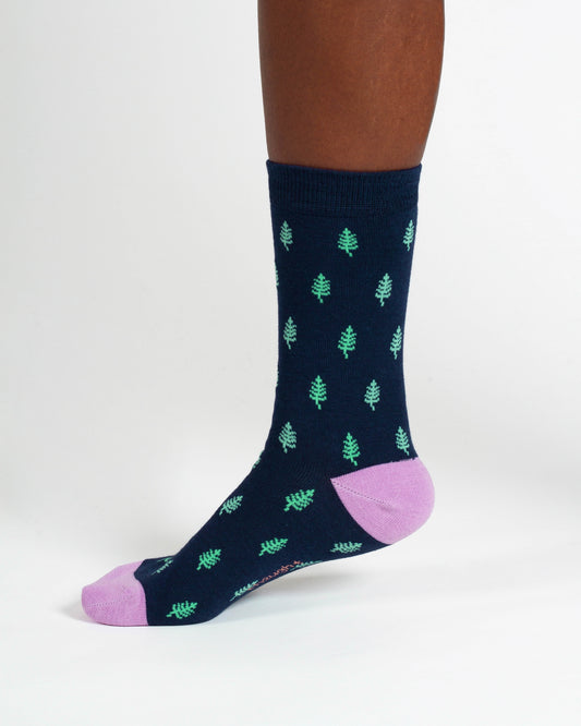 Farn Bambussocken (Gr. 4-7)