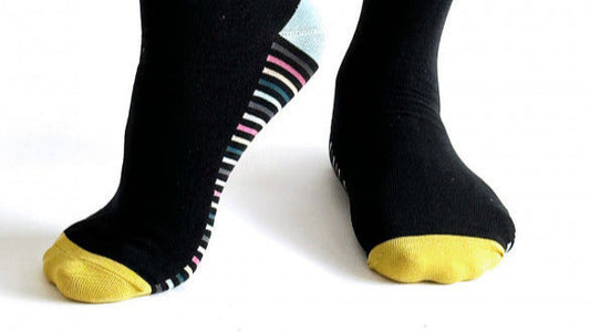 Conall Stripe Socken Schwarz (Gr. 7-11)