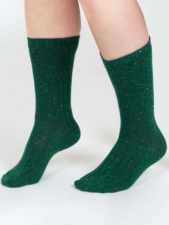 Gerippte Socken aus Nep-Garn