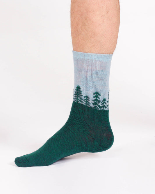 Forest Wollsocken Socken Grün (Gr. 7-11)