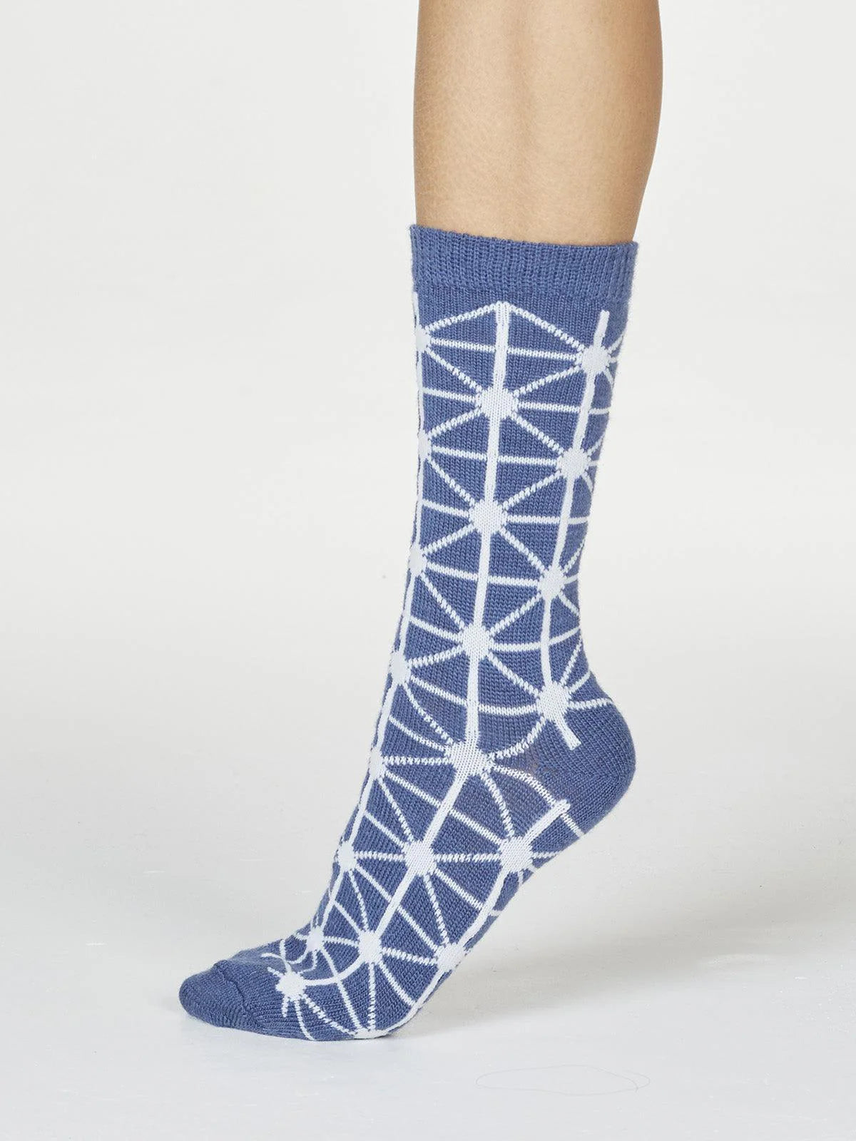 Jannie Wollsocken Blau