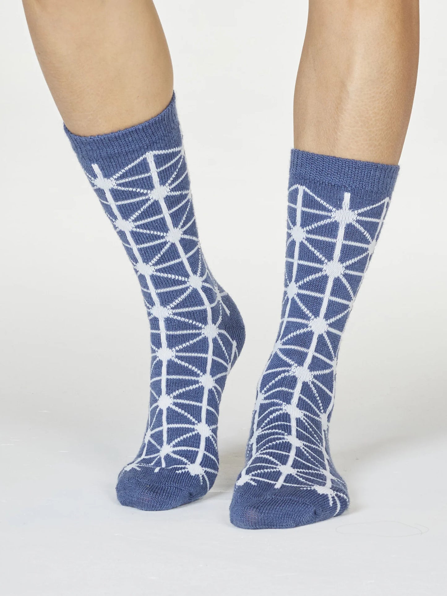 Jannie Wollsocken Blau