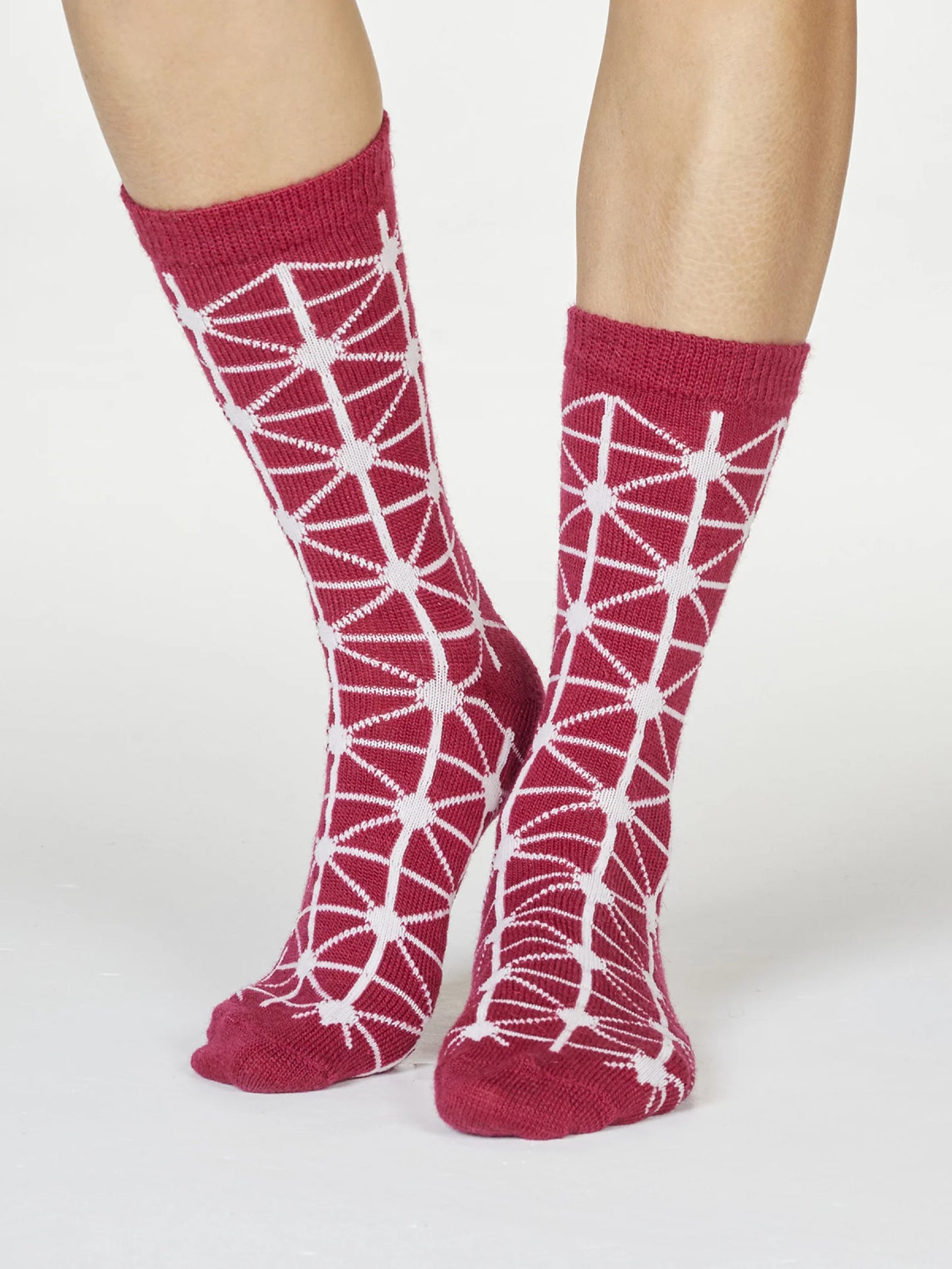 Jannie Wollsocken Rot