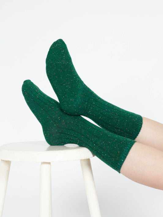 Gerippte Socken aus Nep-Garn